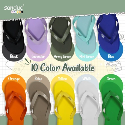 "EXPORT EDITION" Sanduc Chifon Unisex Comfort Soft EVA Colorful Flip Flops READY STOCK — image 1 of 9